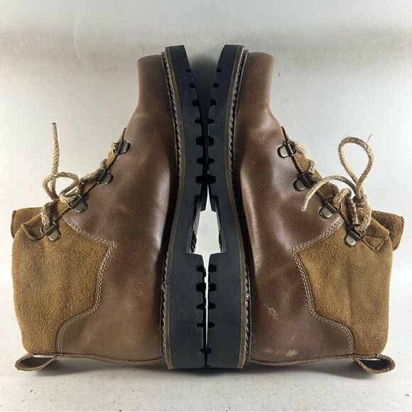 Dirndl + Bua Attersee Womens Ankle Boots Leather Booties Brown Size EU 37 US 6.5 - Picture 4 of 9